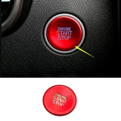 Car Stop Engine Push Button Cover Ring For Hyundai Tucson 2022 2023 Ignition Ring Decoration Sticker Auto Styling Accessories