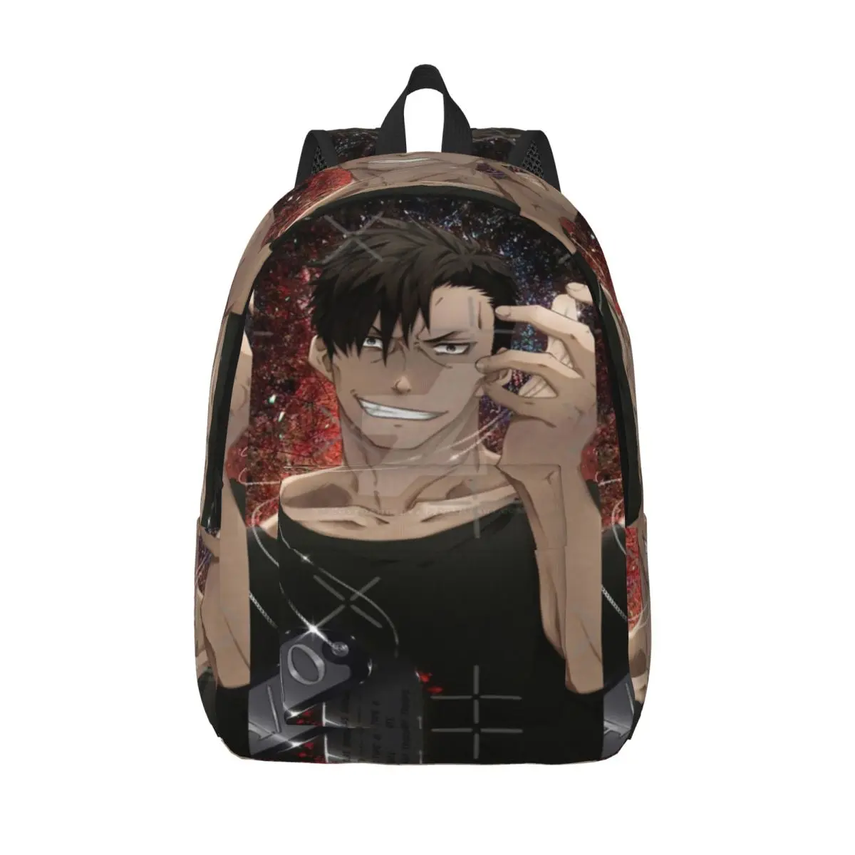 Anime Gangsta Wallpaper 9 حقيبة ظهر بسيطة وأنيقة من القماش حقيبة ظهر للرجال #1