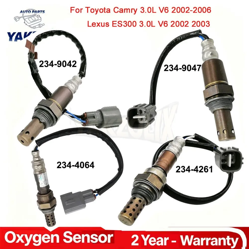 4pcs for 2002 2003 Lexus ES300 2002 2003 2004 2005 2006 Toyota Camry 3.0L V6 O2 Oxygen Sensor 1 2 Bank 1 2 Upstream Downstream