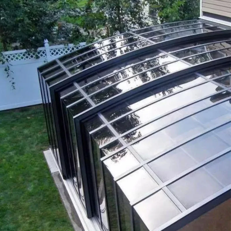 custom.Foldable Mobile Sunroom Glass Top Custom Scalable Sunroom Terrace and Room
