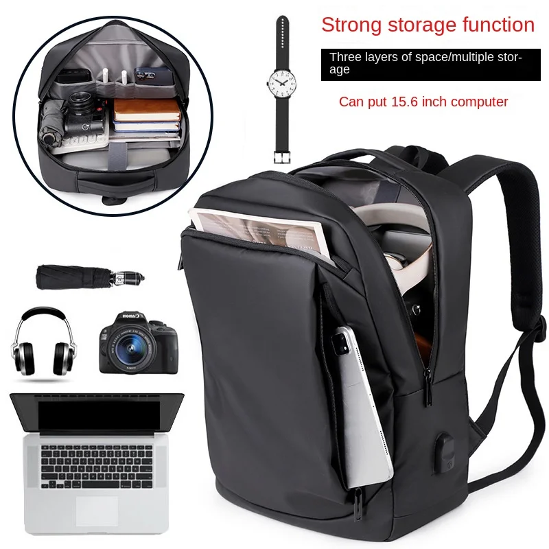 Laptop Bag Travel Backpack USB Charging Men Women Water Proof Enlarge Capacity Rucksack College Shoulder Orthopedic Bags Mochila