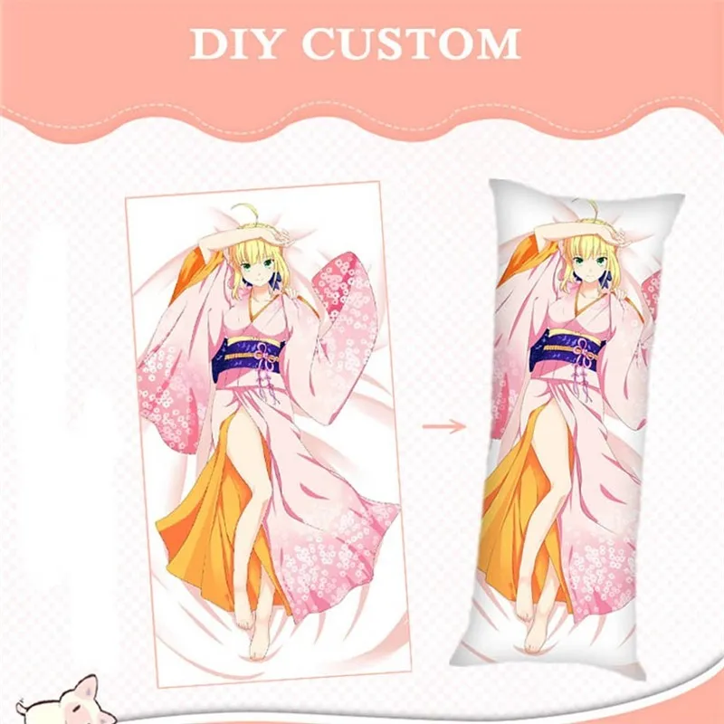 150x50 Sarung Bantal أنيمي Dakimakura لعبة Genshin تأثير يان فاي Memeluk توبو Desain Yanfei penutop Bantal Cetak Seprai Rumah #2