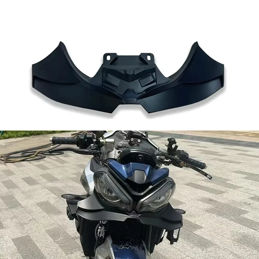 

For Triumph Street Triple 765 R RS 2023-2025 motorcycle front spoiler sport type downforce bare wing deflection accessory