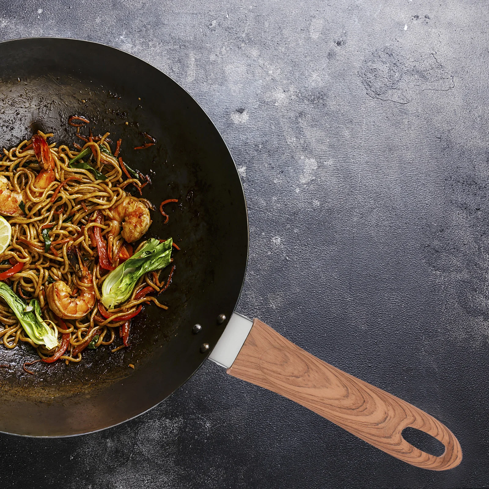 

Grain Pot Anti Scald Replacement Frying Pan Handle Detachable Kitchen Utensil Cookware Part Heat Resistant Pan