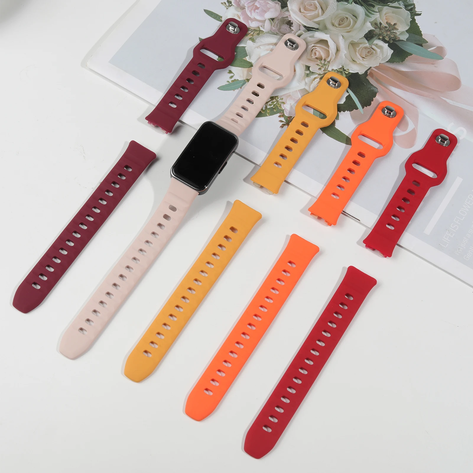 Riemen für Huawei Band 10 9 8, Zubehör, Ersatz-Sport-Silikon-Correa-Armband, Pulseira, Huawei Smart Watch 10 9 8