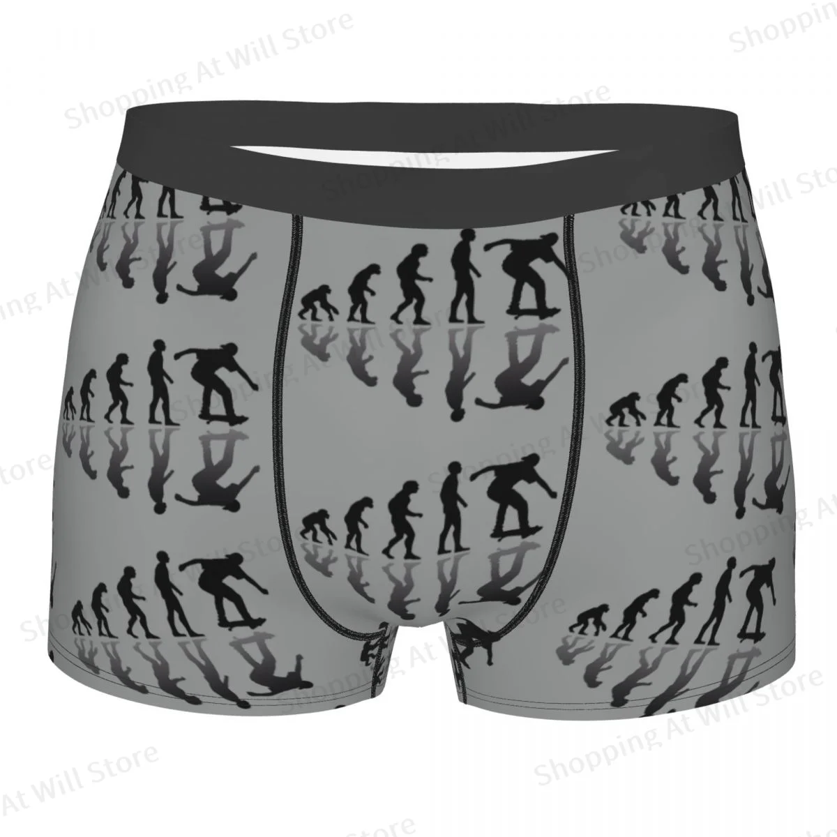 

Skater Evolution Men Boxer Briefs Highly Breathable Underpants High Quality Print Shorts Gift Idea