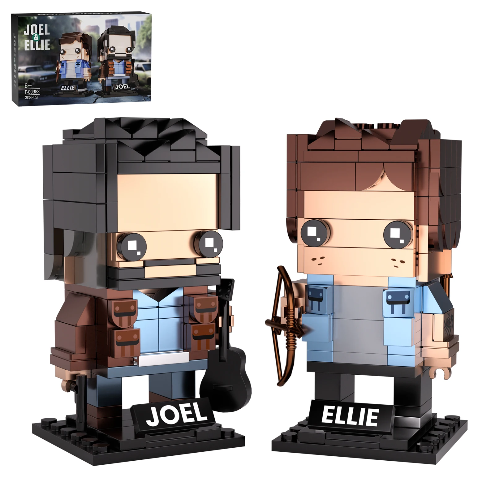 

Joel and Ellie Movie Character Building Blocks Movie Figures Model Kit Collection Bricks Gift for Fans Adults Kids