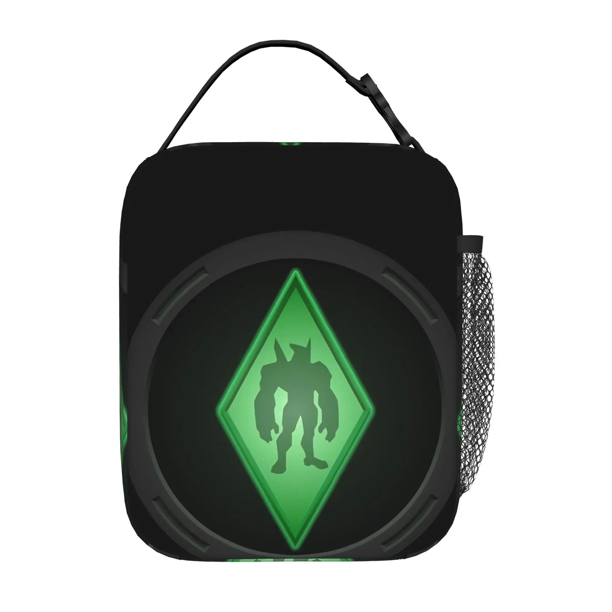 Back to school season  Snack Bag Diamond head Omnitrix Face Kawaii Good Quality Classic Heat Preservation Lunch Bag