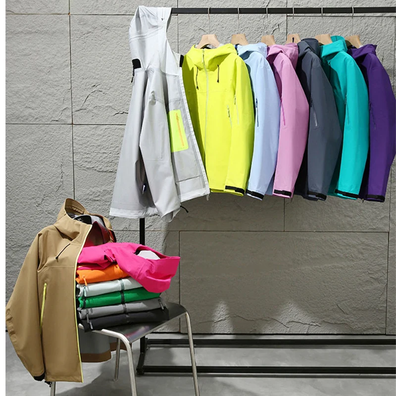 

Уличная ветрозащитная водостойкая куртка с капюшоном и пухом, внутренняя часть для пар, мужская и женская подставка на молнии Long Sve