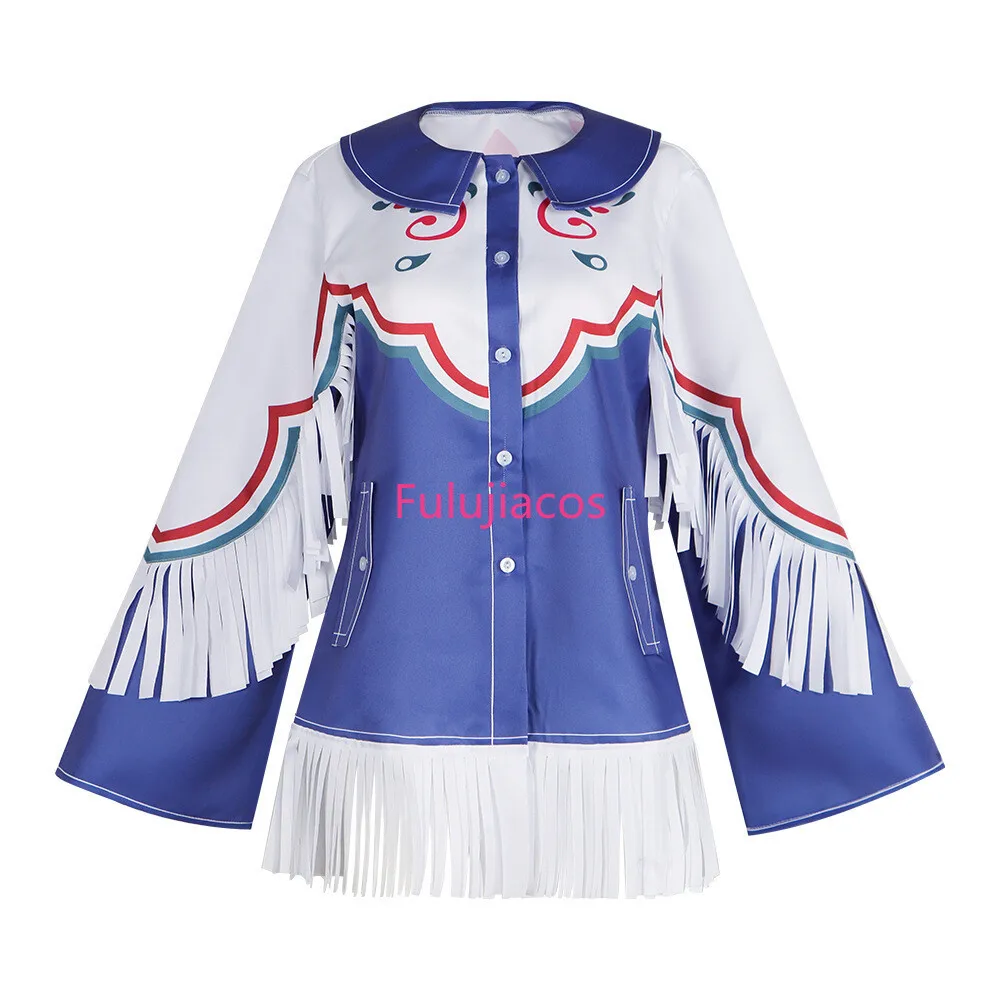 

Fulujiacos Lily Cosplay Cosplay Jacket Headband Costume Fighting Girls