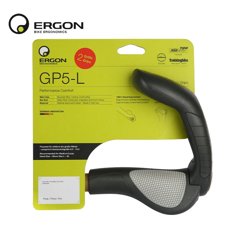 

ERGON Grips Technical GP1 GP3 GP5 GS2 GS3 Ergonomic Rubber Shockproof Non-Slip Handles Mountain Bike Grips Bicycle Horns Grips