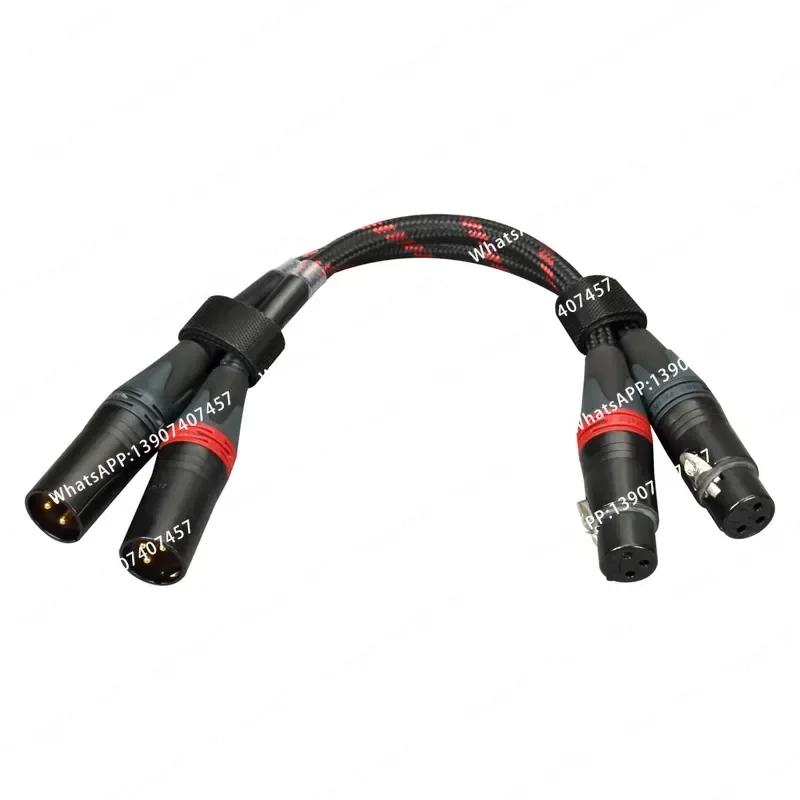 Topping TCX1 Audiophile Grade 6N Single Crystal Copper Power Amplifier Decoder XLR Balanced Cable XLR Head Male to Female