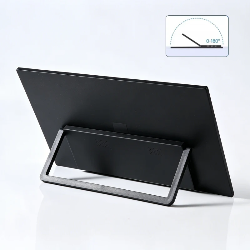 15.6 Inch Portable Monitor 1920x1080P IPS 60HZ For Laptop PS4 / 5 Switch TV Box Cell Phone PC Extension Mobile Portable Monitor