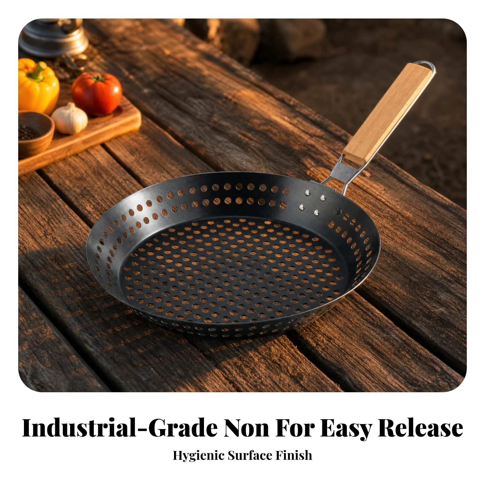 Geperforeerde barbecuepan, lic - Camp Grill Portable Folding recensie en prijs
