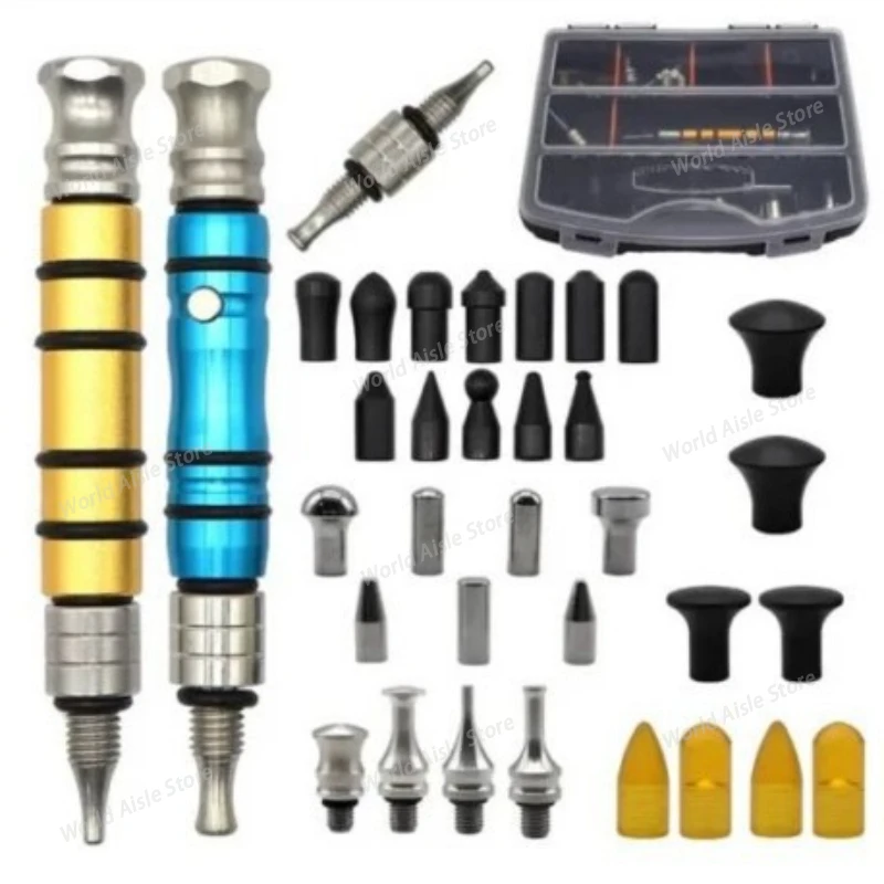 Boxed Replaceable Head Leveling Pen - Paintless Auto Dent Repair Tool for Dimple and Dent Removal