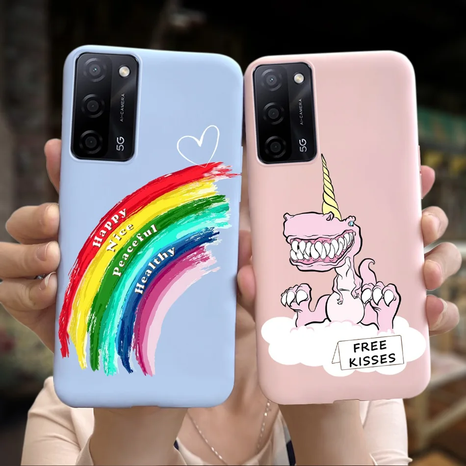 Case For OPPO A55s 5G CPH2321 Phone Case Silicone Candy Color Soft Cover For OPPO A55 5G PEMM00 Coque OppoA55 S A55s 5G Funda