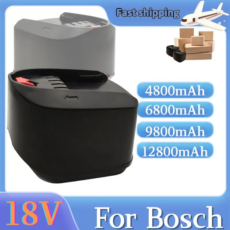 

For Bosch 18V 12.8AH Li-ion Rechargeable Tool Battery PBA PST PSB PSR Bosch Home, Garden Tools (TypeC only) AL1810CV AL1815CV