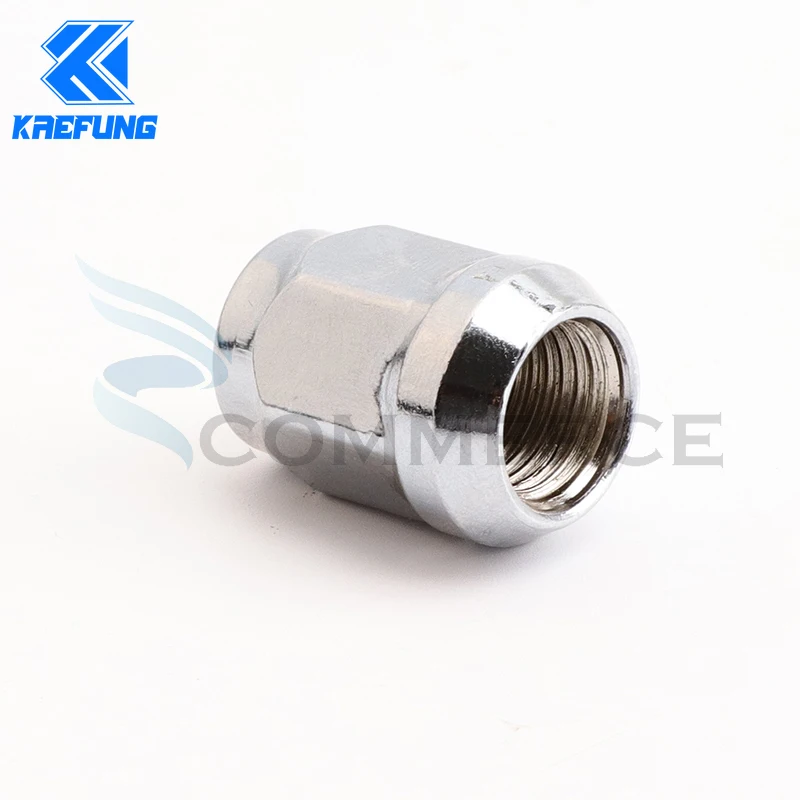 Tuerca de cubo de rueda cromada para ATV Scooter UTV Buggy Quad Bike BuggyVehicle, llanta de aleación de aluminio, 1 piezas, M10/M12 * 1,25, M14 * 1,5