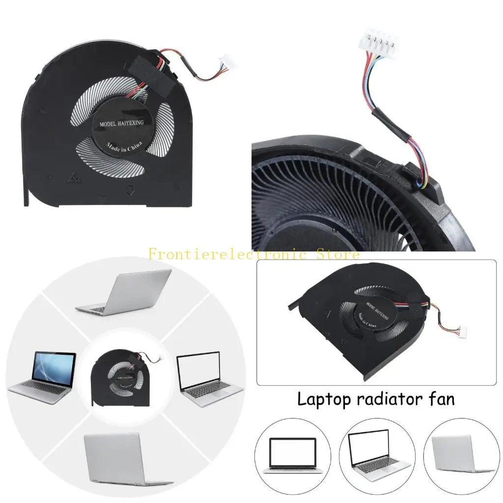 

G8DB Quiet Cooling CPU Fan Metal Laptop Internal Heatsink Fan For L480 L490 L580 L590 Wide Compatibility