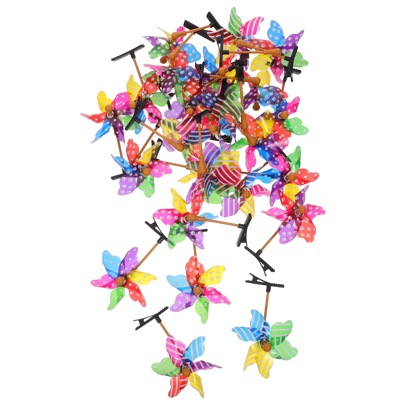 กิ๊บติดผมรูปกังหันลม 25 ชิ้น ดีไซน์เก๋ไก๋สะดุดตาสำหรับเด็กผู้หญิงและผู้หญิง สวมใส่สบาย ติดทนนาน