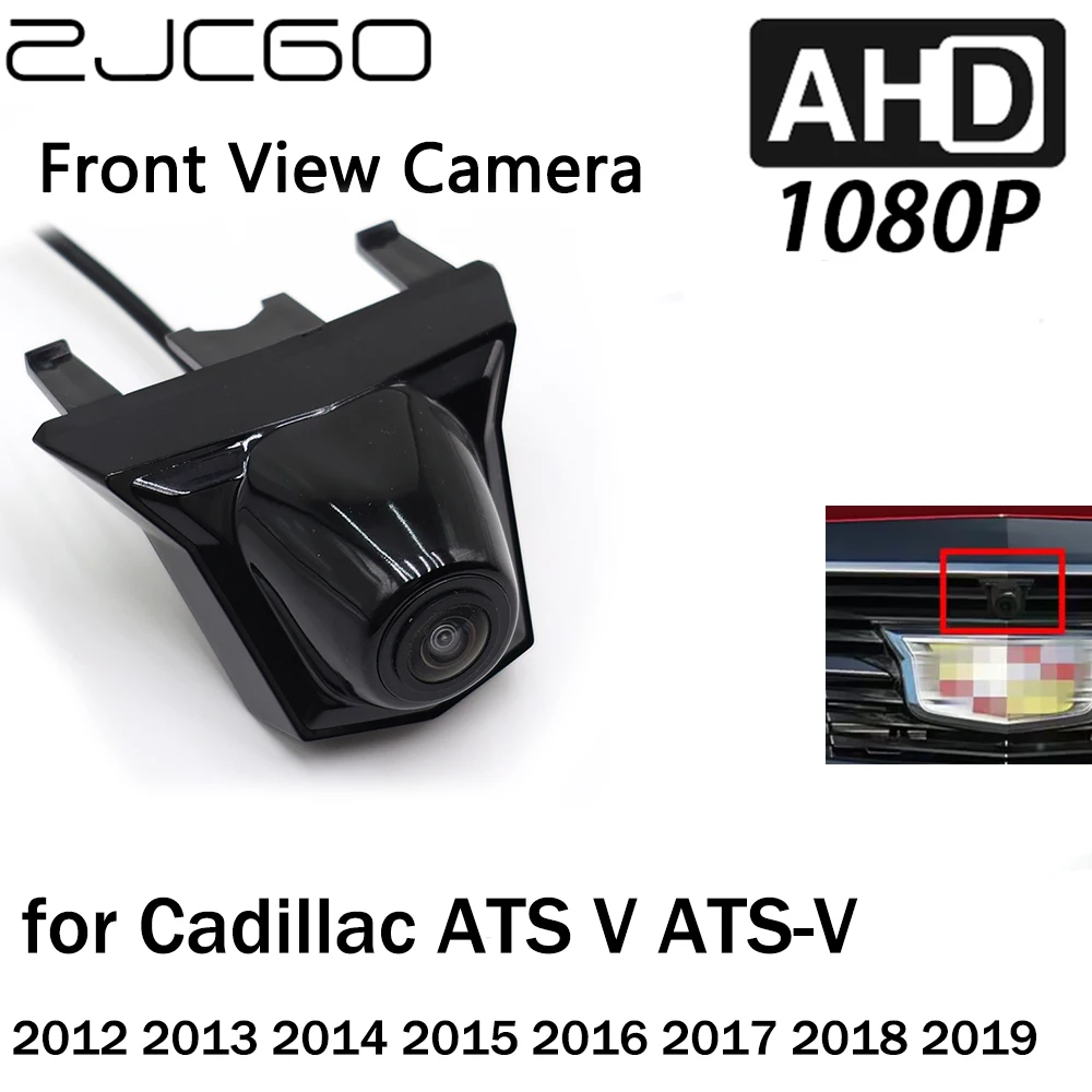 ZJCGO Car Front View LOGO Parking Camera AHD 1080P Night Vision for Cadillac ATS V ATS-V 2012 2013 2014 2015 2016 2017 2018 2019