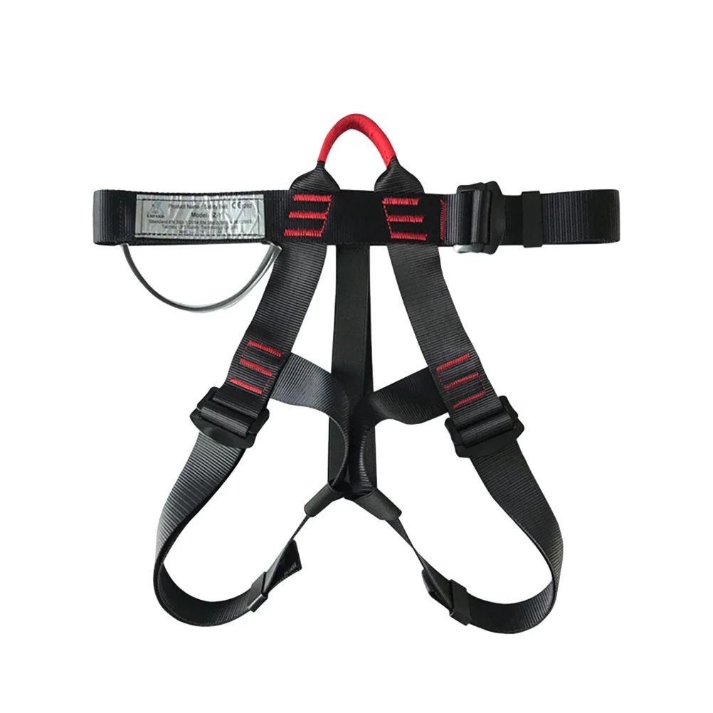 Climbing Safety Belt Adjustable Mountaineering Harness For Outdoor Sports High Load Bearing Polyester Climbing