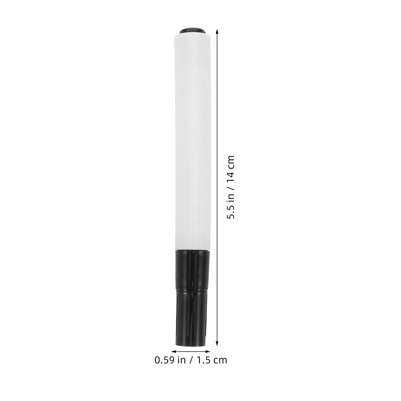 10Pcs Refillable Erasable Whiteboard Marker Empty Bodies Precision Crafted Smooth Flow Dry Erase Pens for Chalkboard Glassboard
