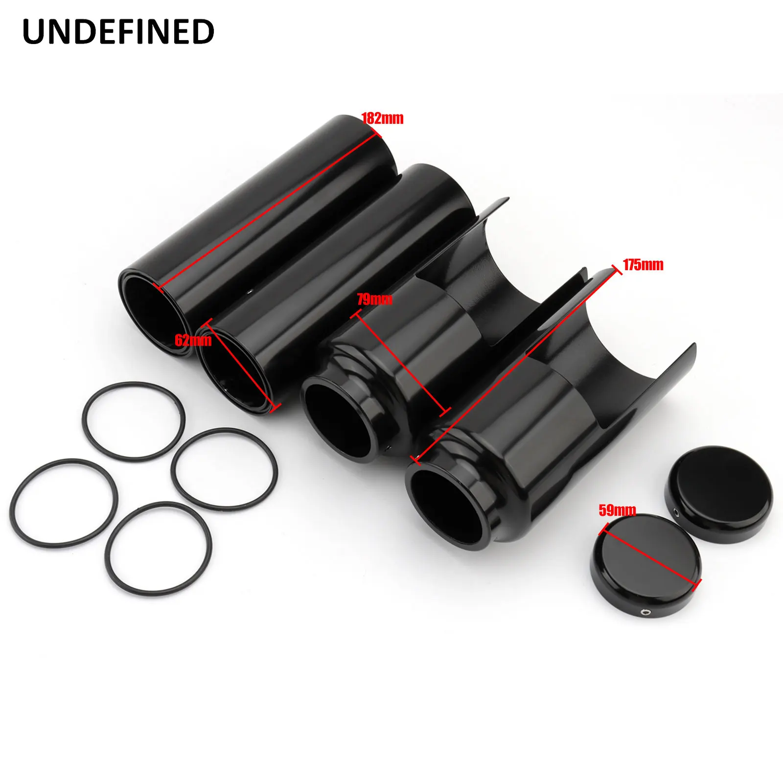 Front Fork Cover Set Tube Cap For Harley Dyna 2006 2007 2008 2009 2010 2011 2012 2013 2014 2015 2016 2017 Motorcycle Accessories