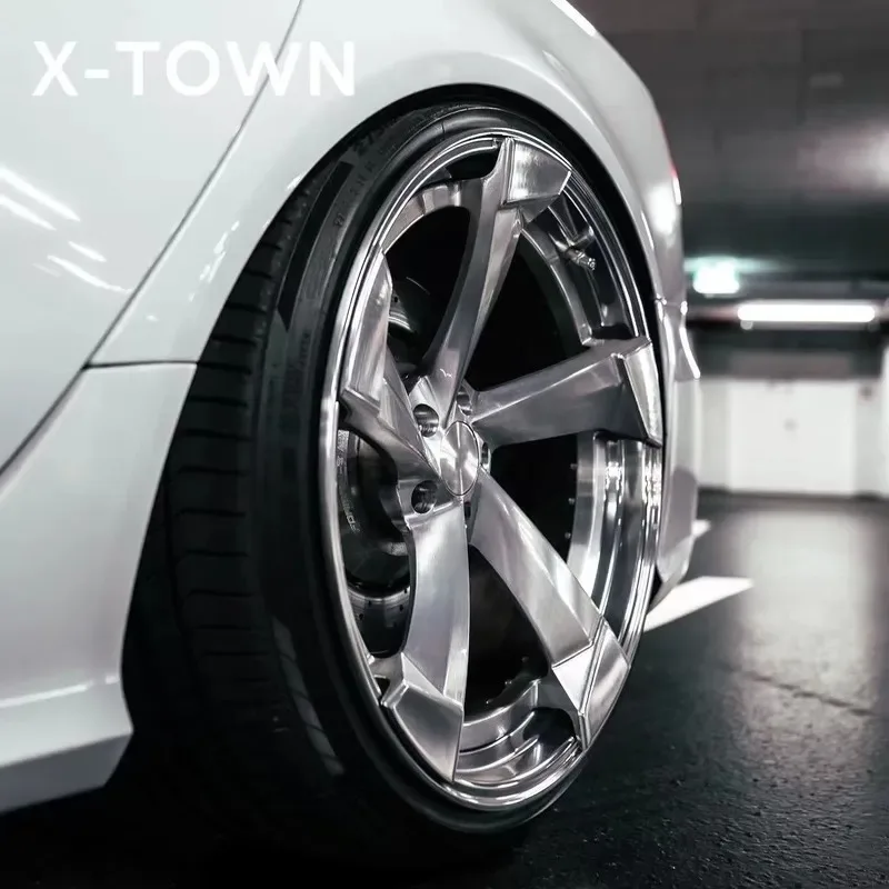 Hot Sale 18 19 20 22 24 Inch Deep Concave Rims OEM 5x112 5x114.3 5x120 5x100 Chrome Custom Forged Wheels for A4 A5 A6 A7 4 pcs