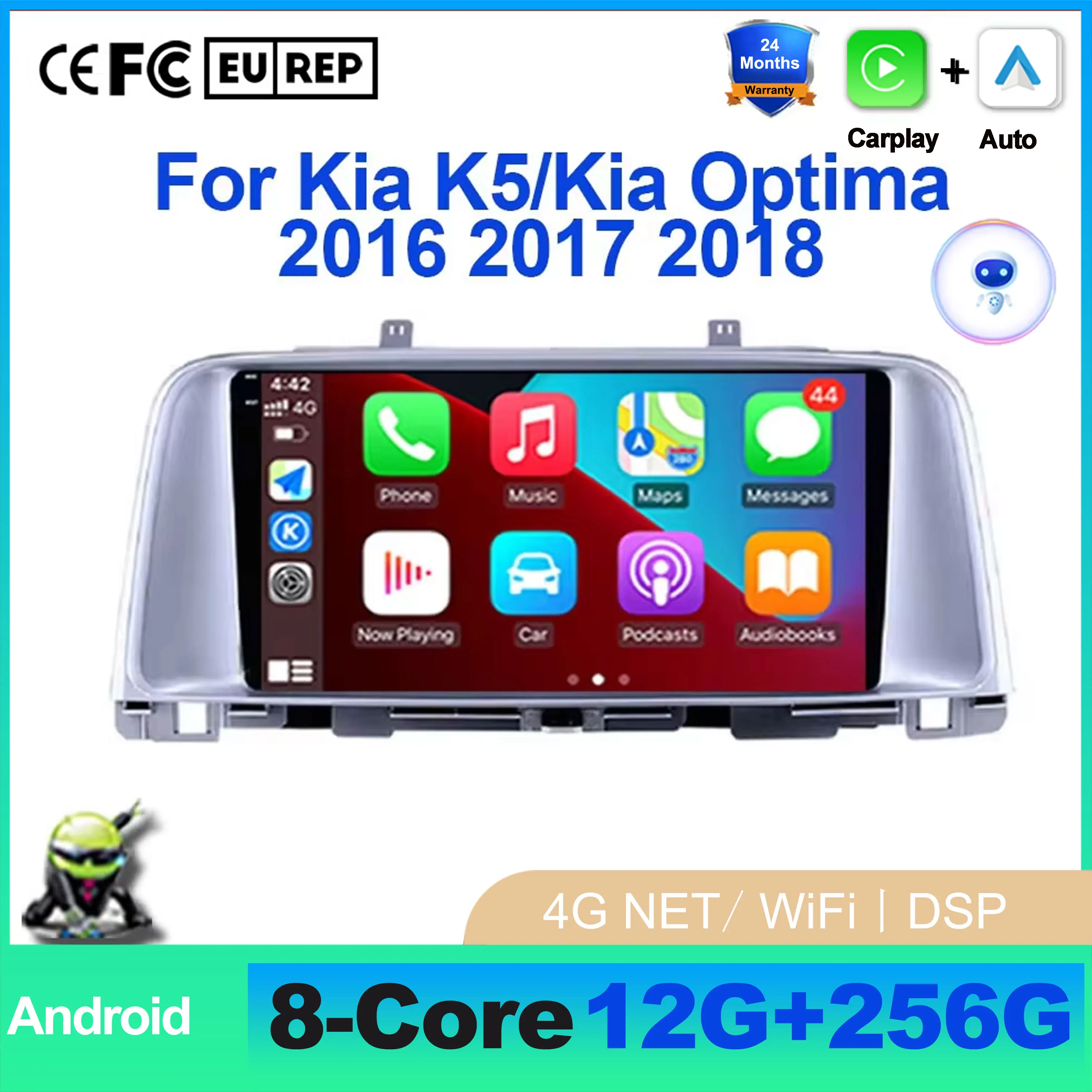 

Android Auto для Kia K5 Kia Optima 2016 2017 2018: автомобильная мультимедийная система, видеоплеер, GPS-навигация, беспроводной Carplay, инструменты для тюнинга