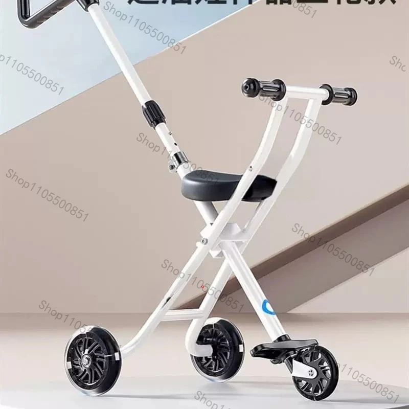 Baby Stroller That Can Be Ridden Or Reclined One Click Folding Lightweight And Easy To Carry For Outdoor Travel