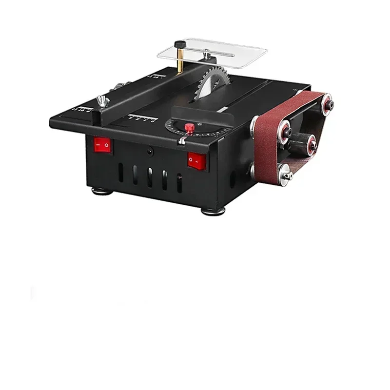 2500 Watt Upgraded Table Saw Stainless Steel Table Saw Gauge Adjustable Backing Woodworking Cutting Machine Hot sales