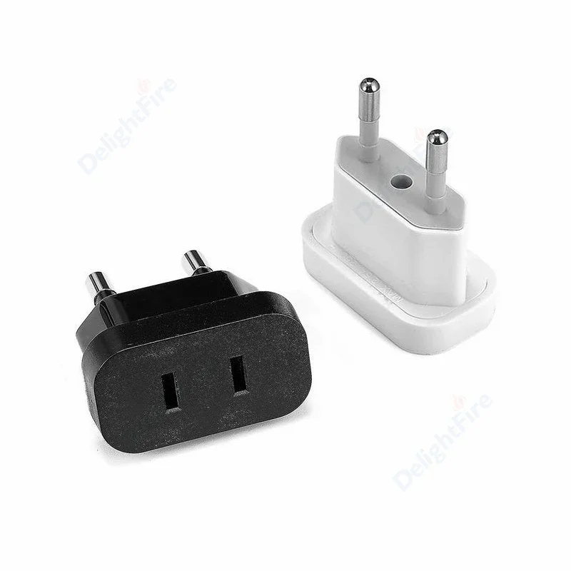 1pcs Power Plug Adapter US To EU Euro Europe Plug Power Plug Converter Travel Adapter China CN to EU Adapter Electrical Socket