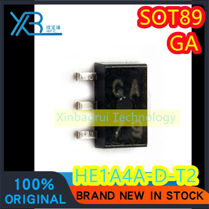 Transistor, HE1A4A-D-T2, HE1A4A Code, GA, SMD, SOT-89, 100% Brand New, Good Quality, Original Electronics, 5 Pcs, 50 Pcs