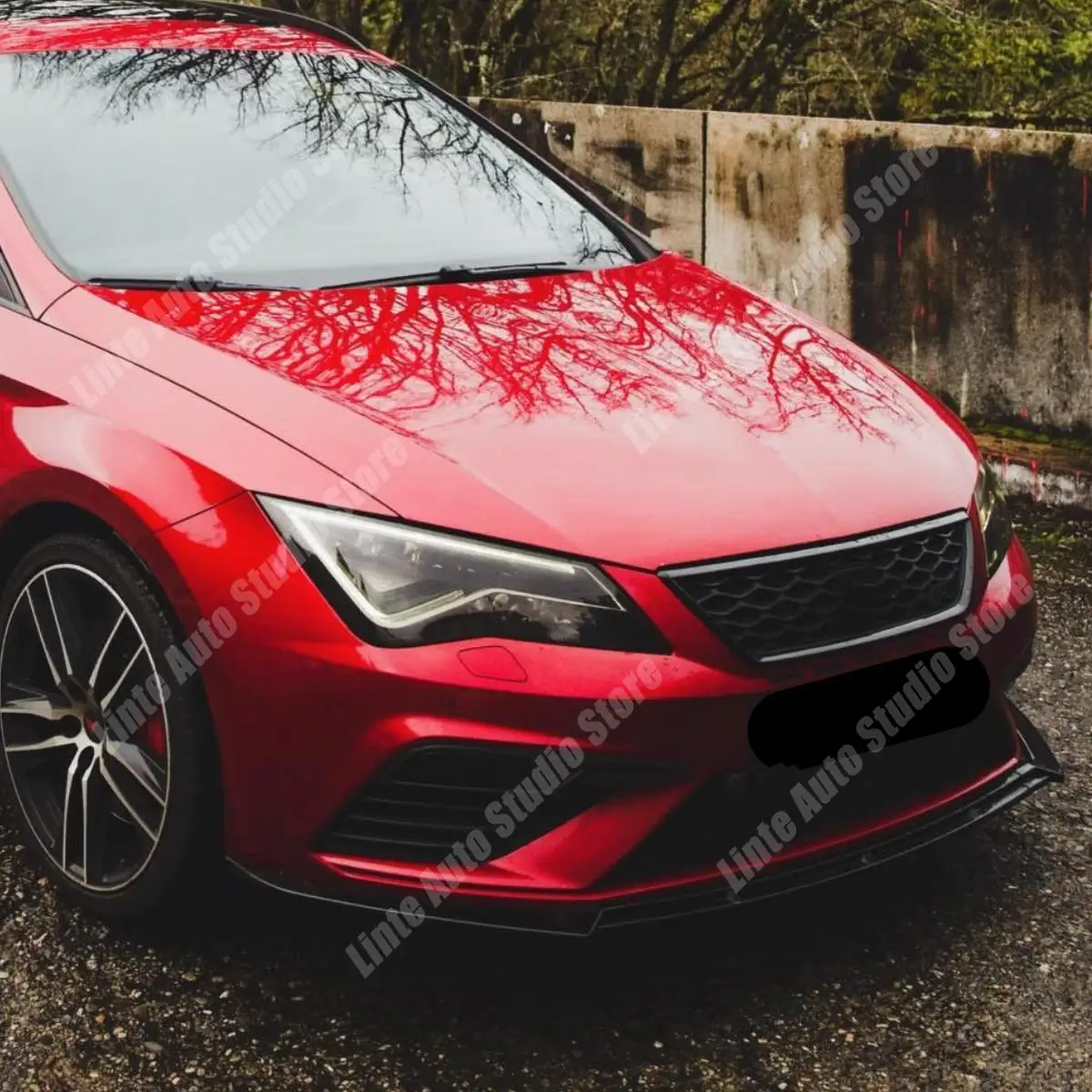 

Front Bumper Lip Splitter For Seat Leon MK3 FR SC Cupra ST 2016-2020 Spoiler Diffuser Under Chin Apron Guard Body Kits Tuning