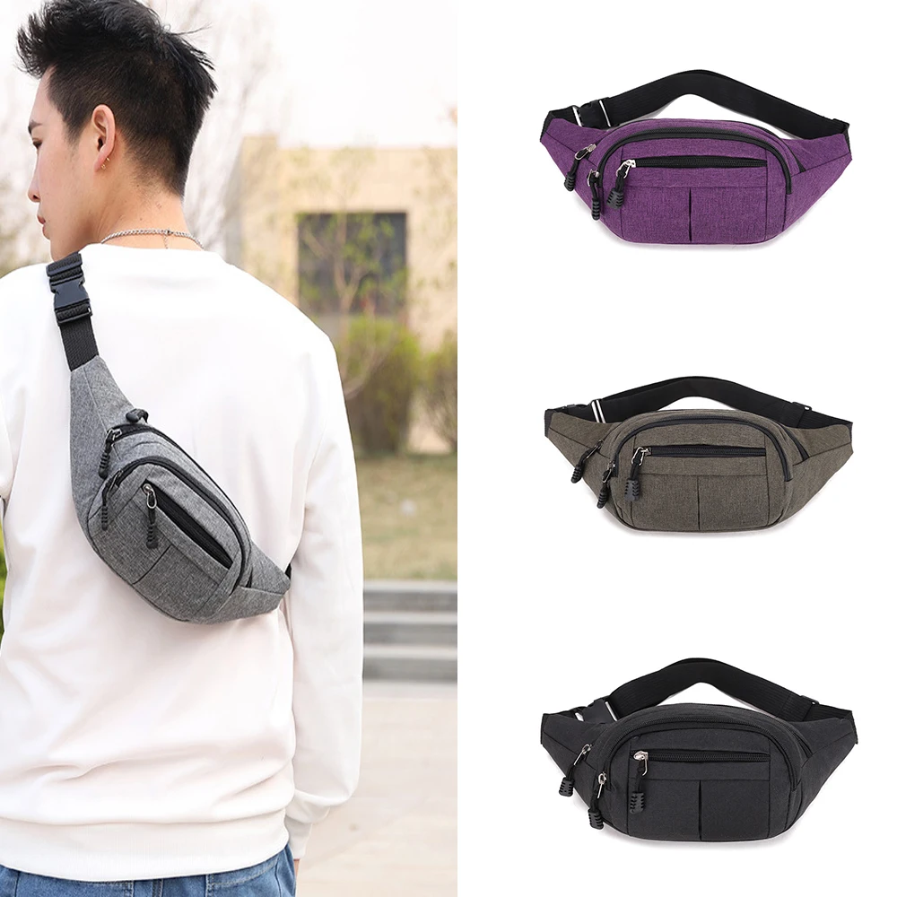 

2022 Fashion Unisex Waist Pack Cashier Bag Wearable Close Fitting Versatile Collection Change Messenger Travel Waist Bag