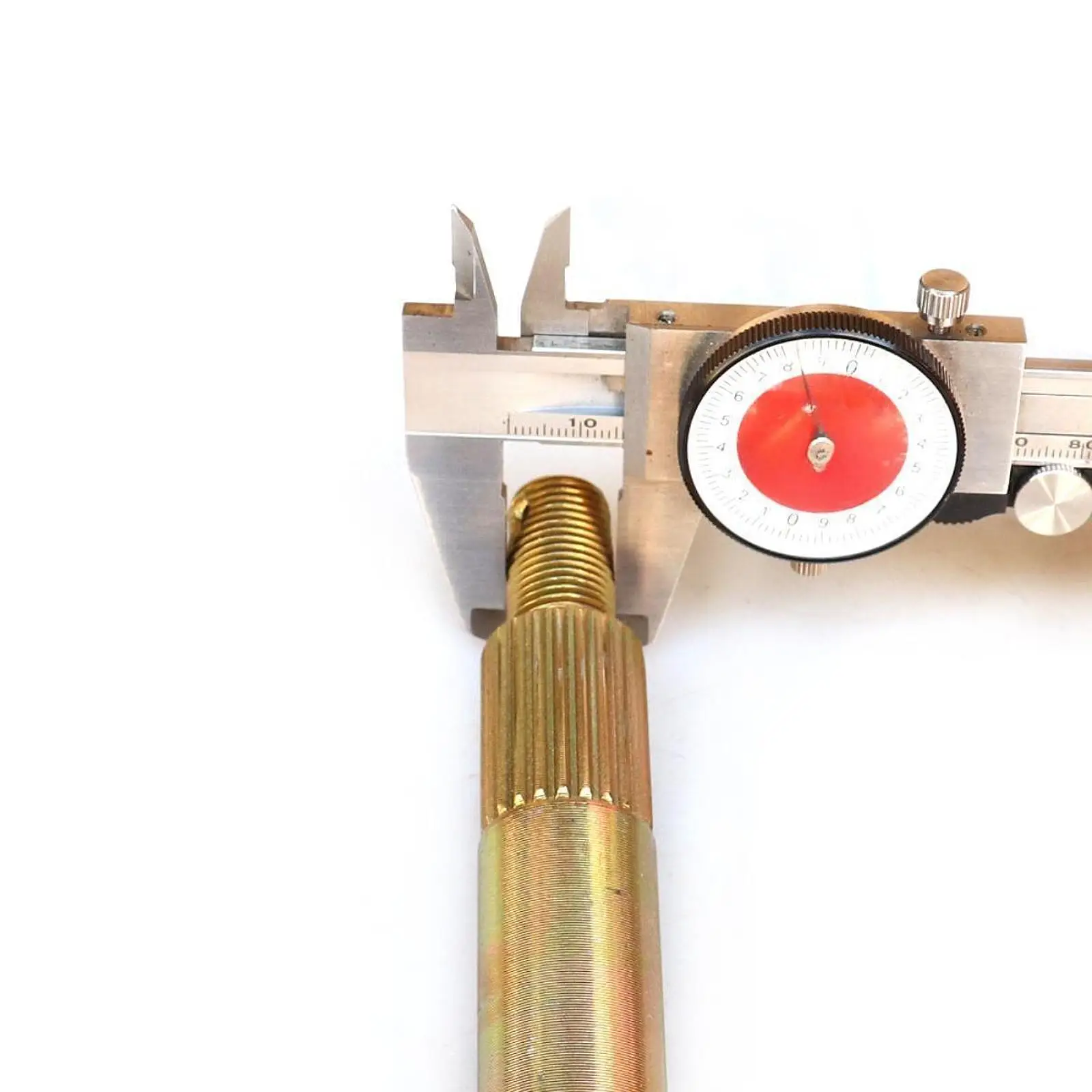 All Terrain Vehicle Rear Axle Assembly 60cm Gold Metal 23 Tooth Go Kart Part for UTV Buggy Quad DIY Upgrade