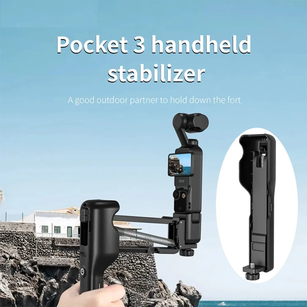 Compatible with DJI OSMO POCKET3 handheld shock absorber, stabilizer and anti-step pocket3 action camera stabilization accessori