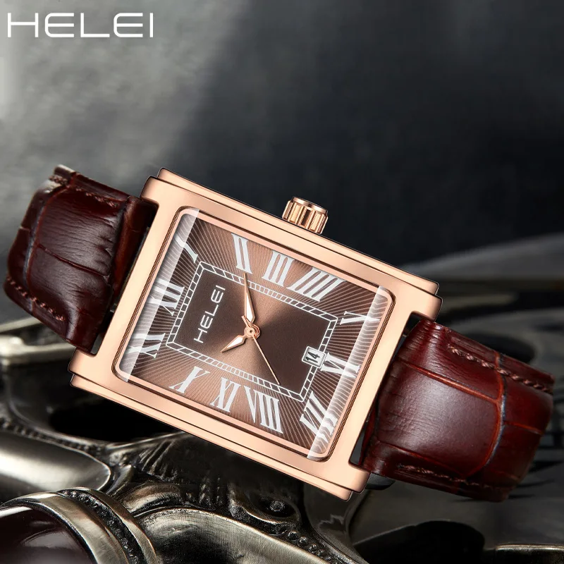 

AliExpress *Hot Brand Original Men's Casual Quartz Watch Ancient Roman Numeral Dial Waterproof Luminous Watch