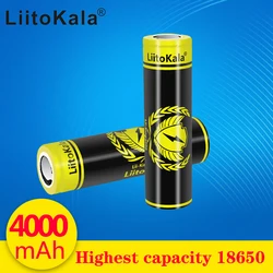 1-40 szt. Lii-King4000 LiitoKala 3.7V 18650 4000mAh 12A rozładowanie akumulatorów do baterii latarki