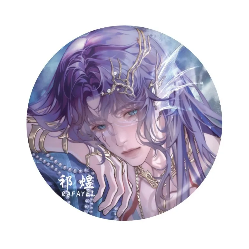 새로운 사랑과 딥스페이스 라파엘 절묘한 귀여운 애니메이션 캐릭터 페리미터 배지 창조적 인 성격 만화 배낭 펜던트 선물