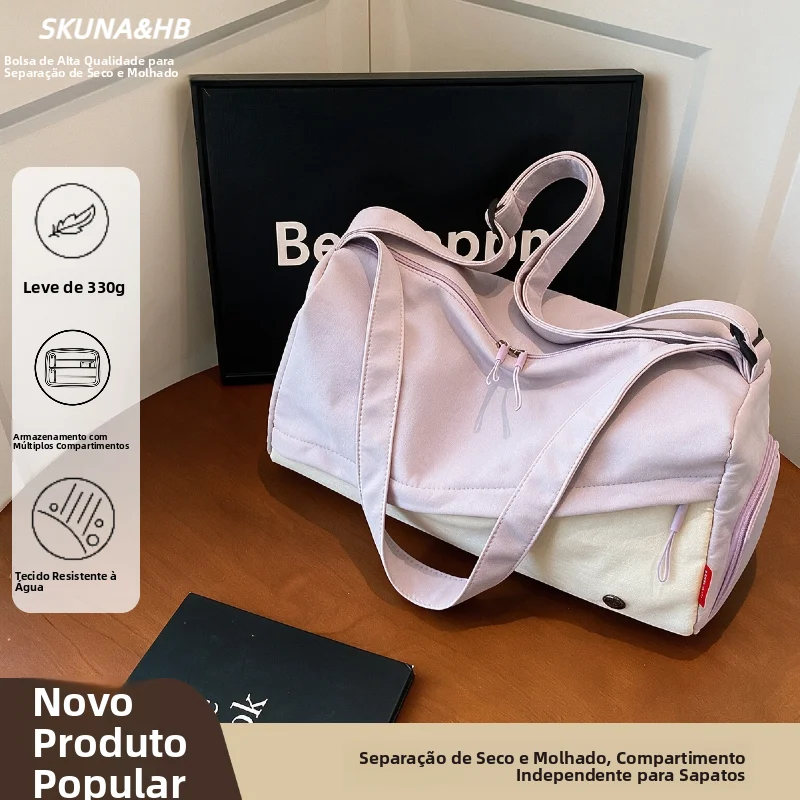 new-ladies-travel-fitness-yoga-bag-lightweight-wet-and-dry-separation-commuting-sports-bag-high-aesthetic-value-training-cros