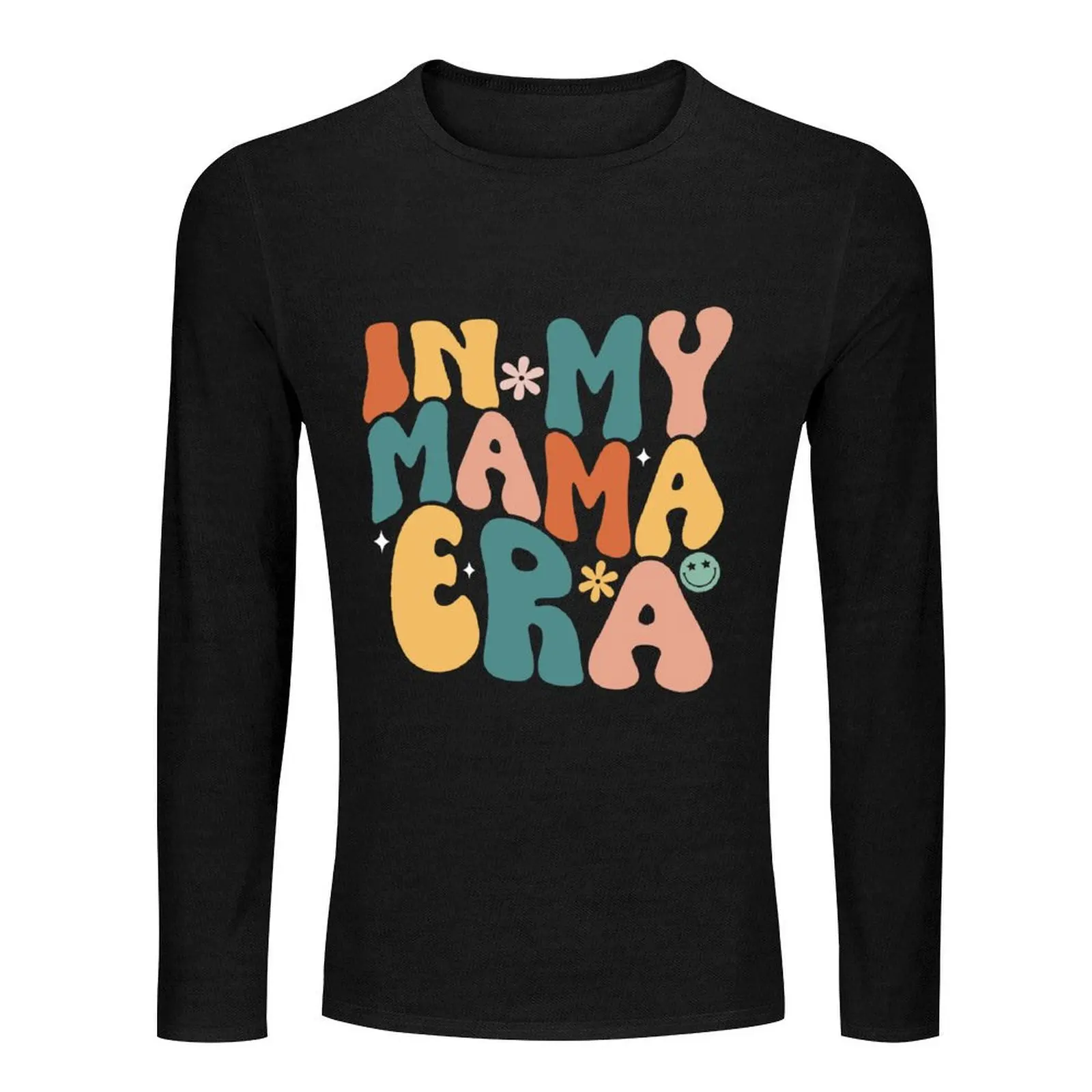 In My Mama Era Groovy Retro Mother's Day Long T-Shirt new edition t shirt t shirt men