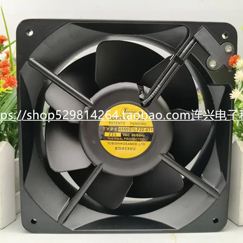 for Japan Yuliang TOBISHI 6550G1LF22-0T1 AC200V All-Metal High Temperature Cooling Fan