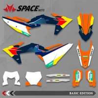 Espacio para KTM SX XC SXF XCF 2023 2024 2025 EXCF XCW XCWF 2024 2025 2026 calcomanías gráficas pegatinas fondo de motocicleta personalizado