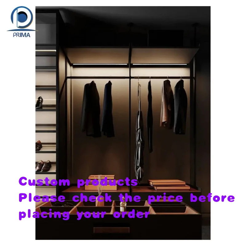 custom.Prima Custom Design Italian Style Furniture Modern Prefab Closets Glass Door Panel Wardrobe