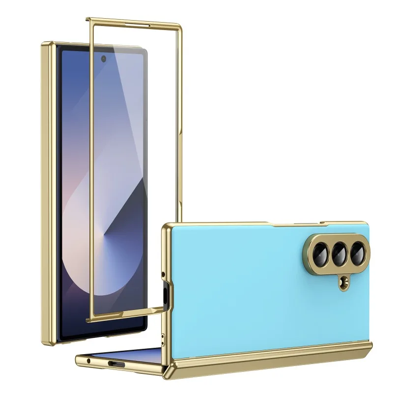 For Samsung Z Fold 8 Ultra HD Front Tempered Glass Film AG Matte Back Panel Lens and Hinge Protection Anti‑Fingerprint Cover