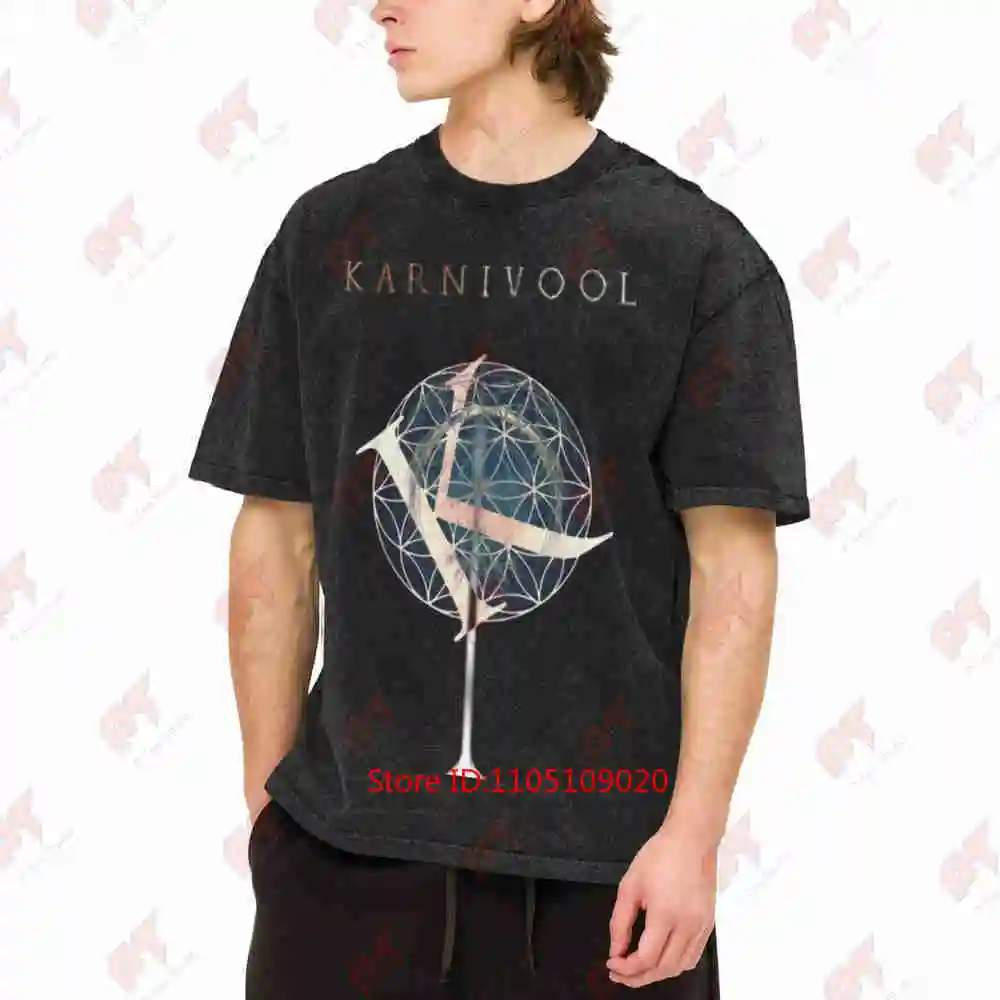 Sound Awake Karnivool Classic Art Vintage Washed Tee Pure Cotton T-Shirt