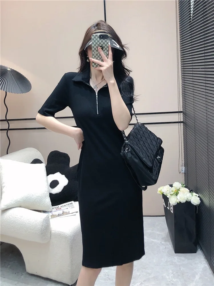 

Spring Summer 2026 Women's Fashionable Korean Style Slim Fit Neck Short Sleeve T-Shirt Casual Loose Top Trendy