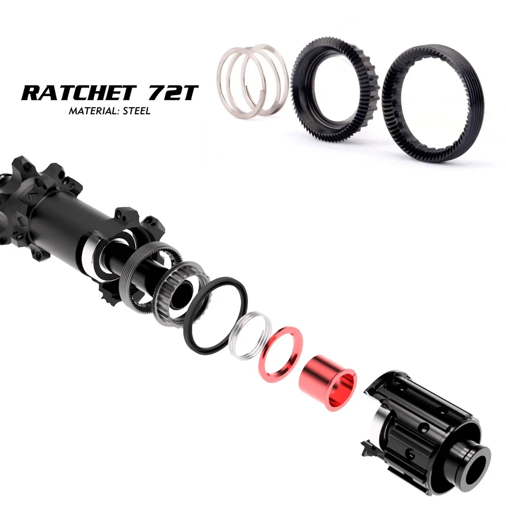 

Велосипедная ступица GOLDIX с трещоткой 26T 36T 52T 60T 72T, совместимая с серией 370 350 310 180 160